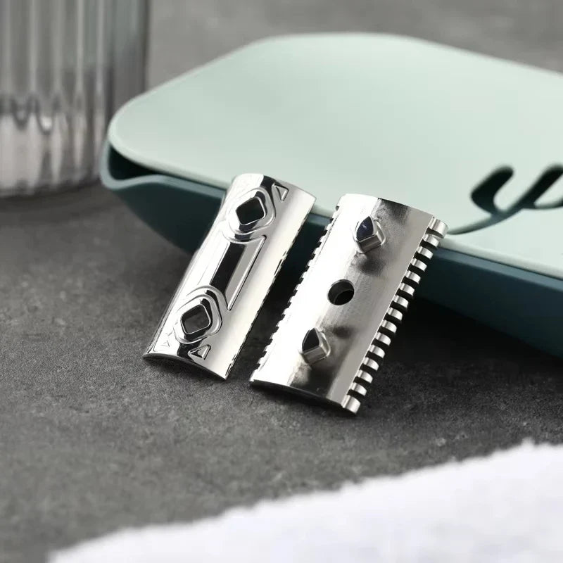 2026 Arrival YAQI Harlequin 316 Stainless Steel Polished Safety Razor