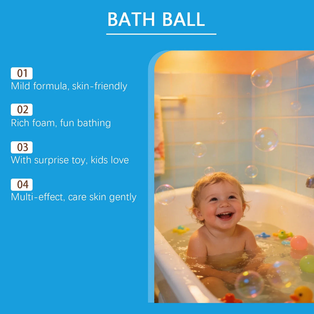 OceAura Kids Surprise Ocean Toy Bath Bomb – Fizzy & Fun Gift