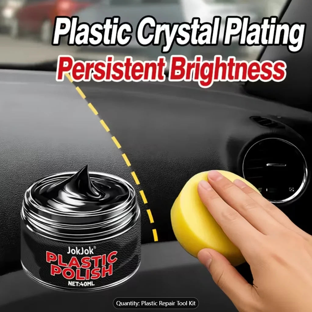 Car Plastic Polish & Restorer Cream | Crystal Coating Finish