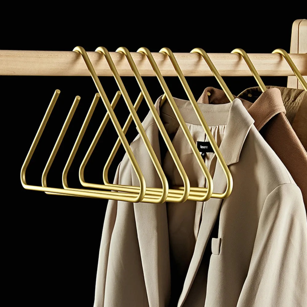 5-Pack Non-Slip Triangle Coat Hangers | Rust-Proof Aluminium