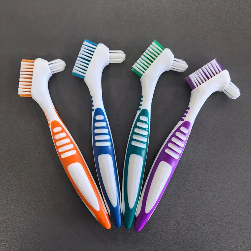 Double-Sided Denture & Retainer Cleaning Brush