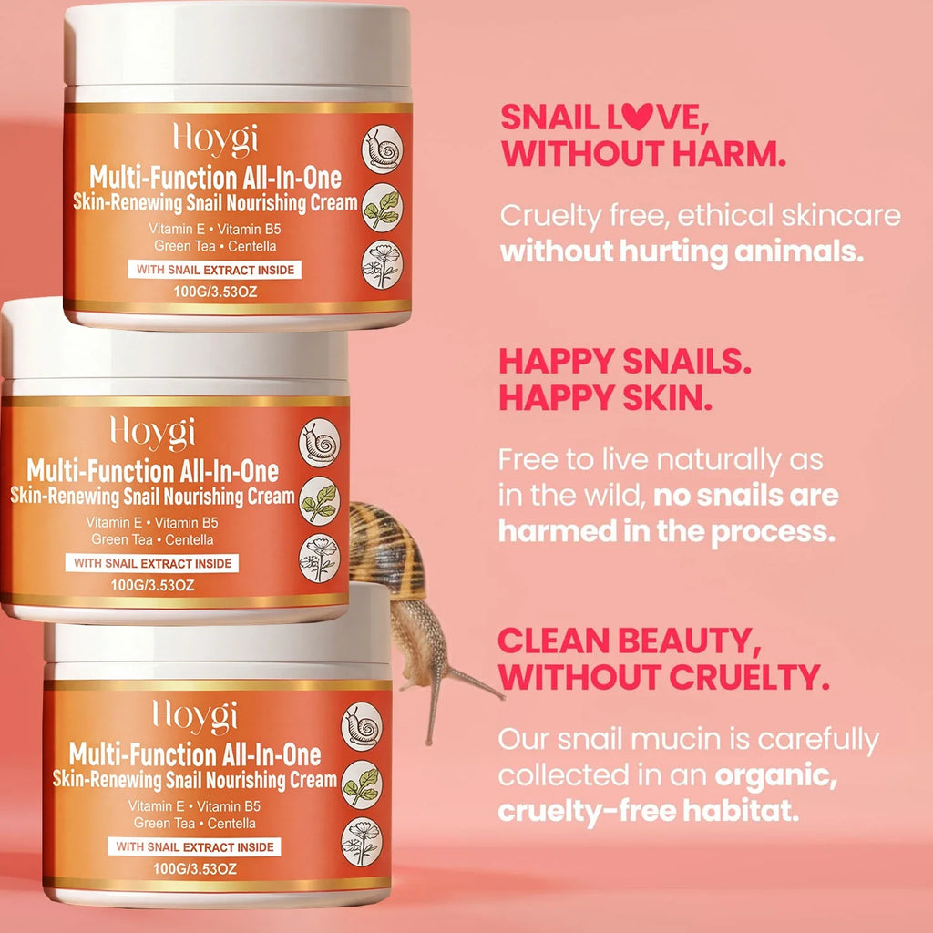 Snail Mucin Moisturizer Cream Korean Skin Care Day Night Repair Face