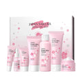 LAIKOU 7-Piece Travel Skincare Set – Cleanser, Toner, Serum & More