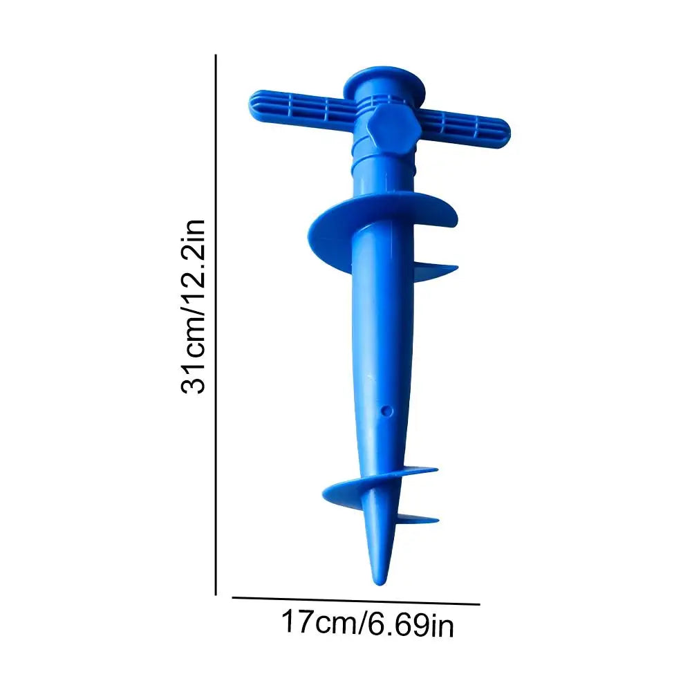 2-Pack Beach Umbrella Ground Spike Anchor – Sand & Lawn