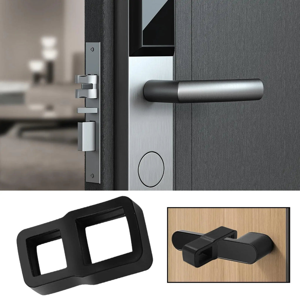 Door Knob Stopper Soft Silicone Handle Protective Detachable