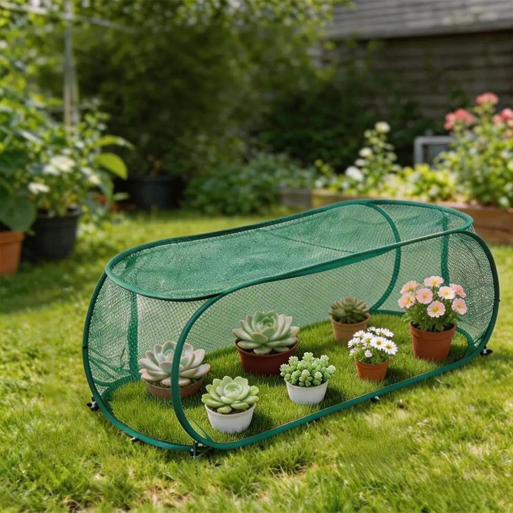 Pop-Up Garden Mesh Cover | Bird & Insect Net with Stakes