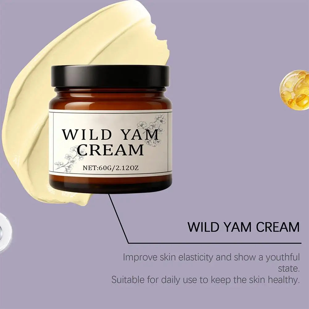 Wild Yam Cream Moisturizing Face Body Lotion Care Even Luminous Skin