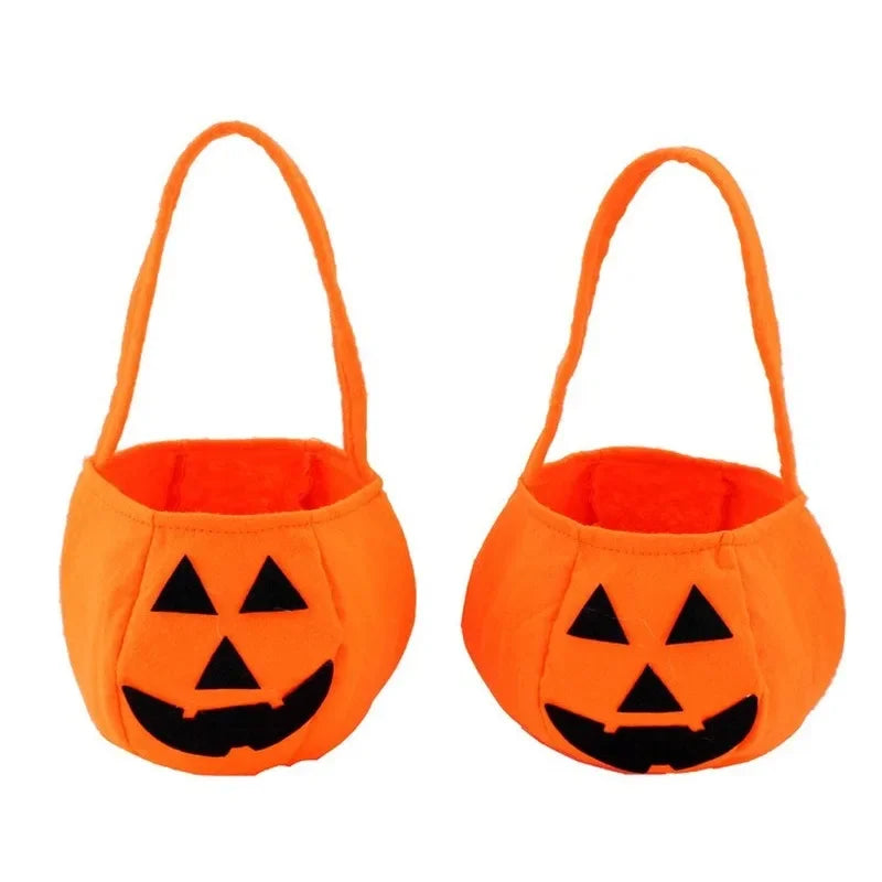 Halloween Pumpkin Candy Bag – Kids Trick-or-Treat Tote