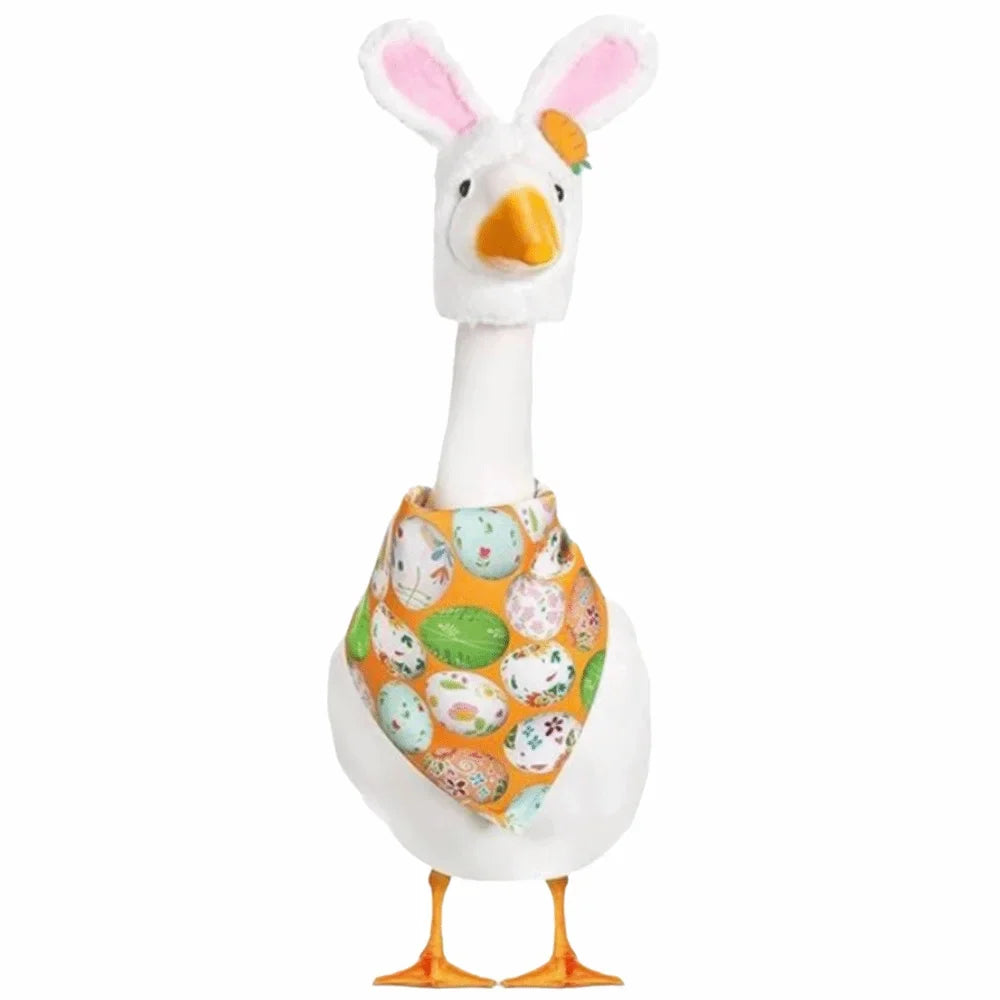 Easter Porch Goose Outfit Set | Cute Garden Decoration