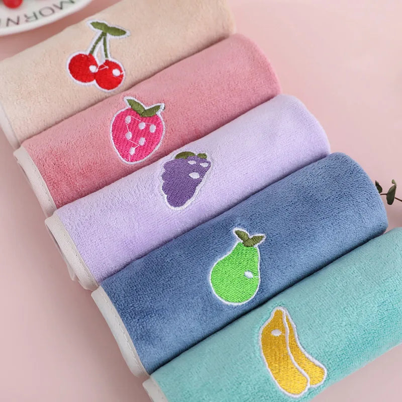 Cartoon Baby Face Towel | Soft Washcloth for Newborns 30x30cm
