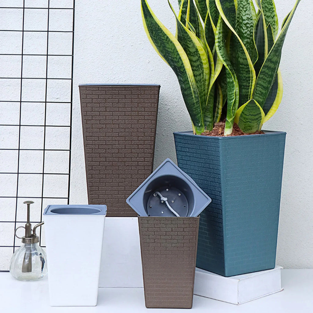 Self Watering Planter Pot for Succulents & House Plants