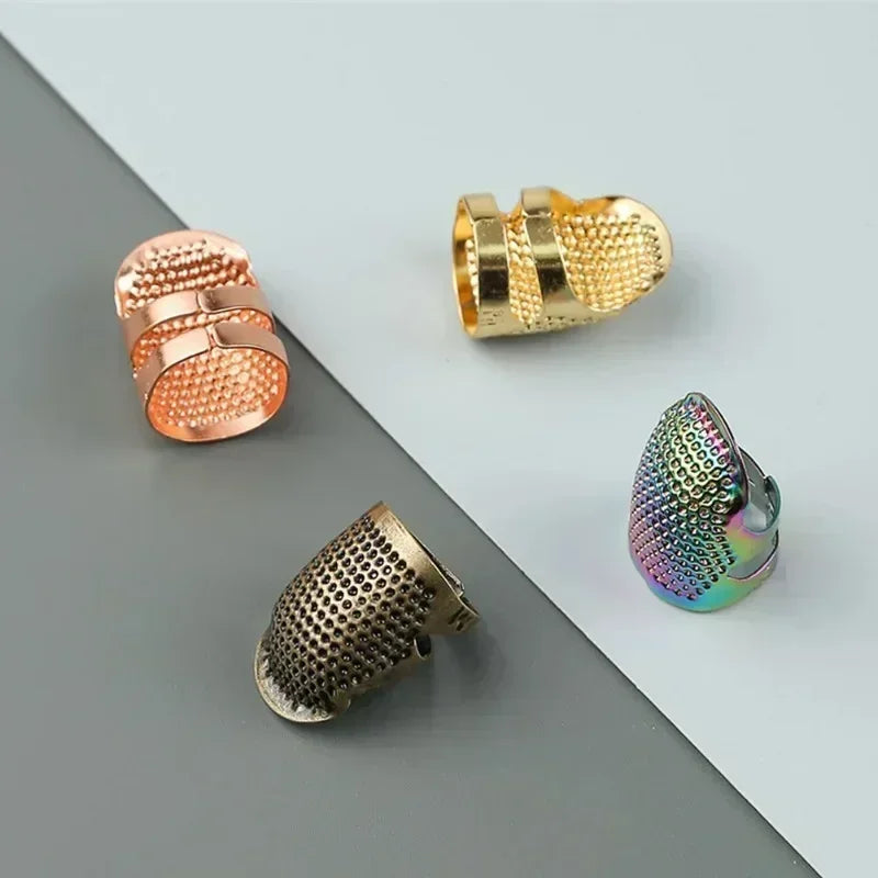 Finger Protector Vintage Gold Needle Thimble Metal Sewing Accessories