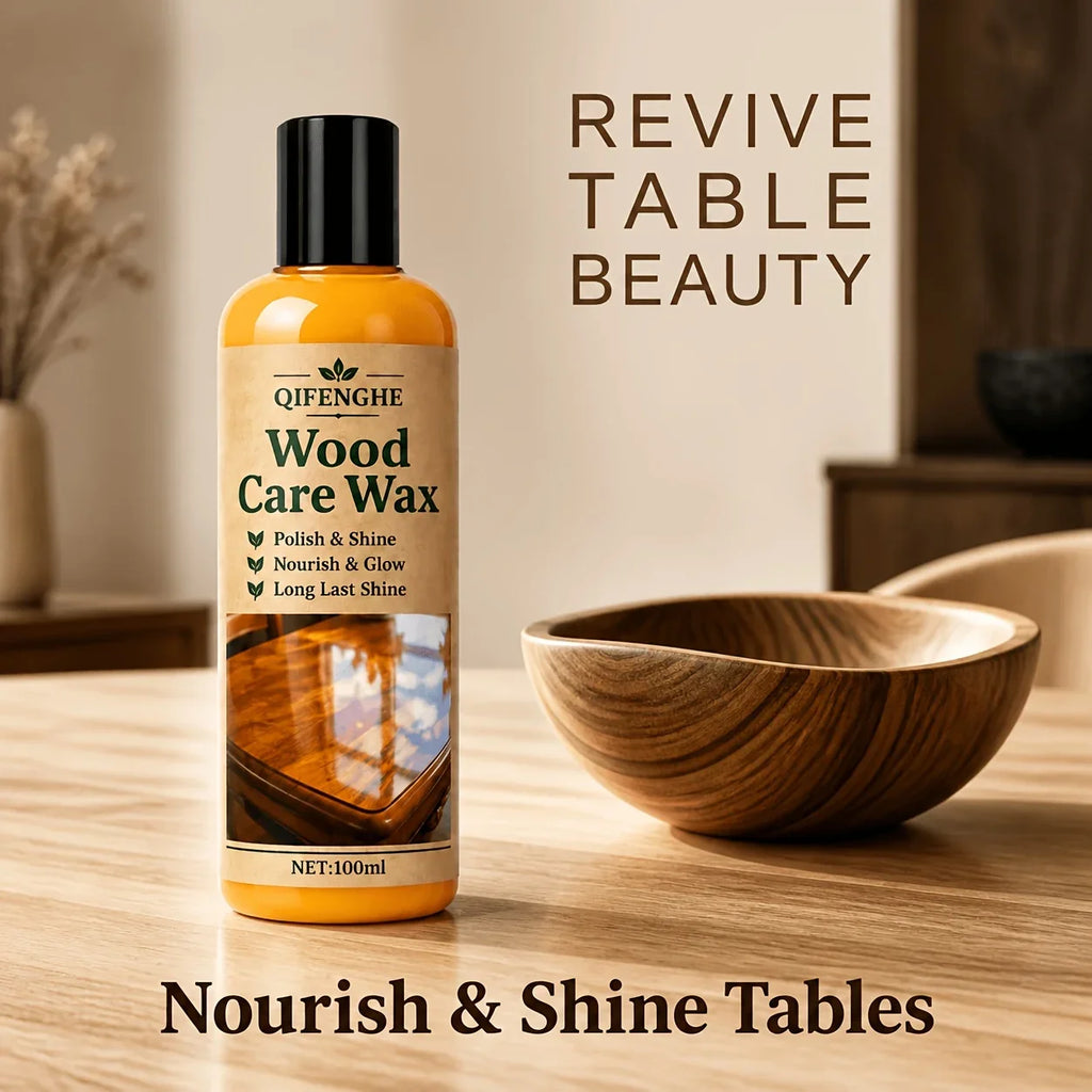 Wood Care Wax Polish – Glossy Hardwood Furniture Protection