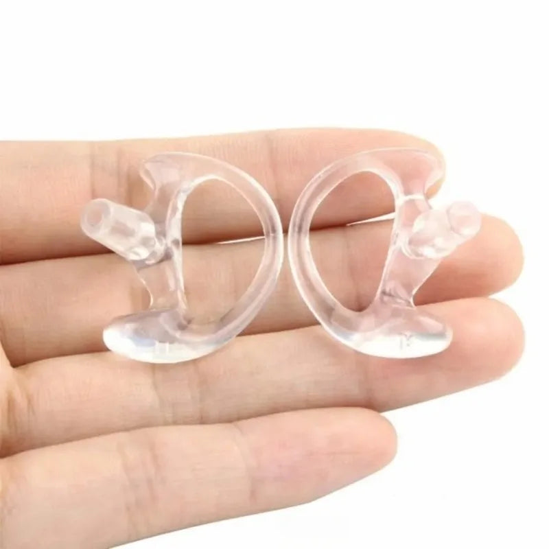 Soft Silicone Earmold Kit – 2-Way Radio Acoustic Coil Tube