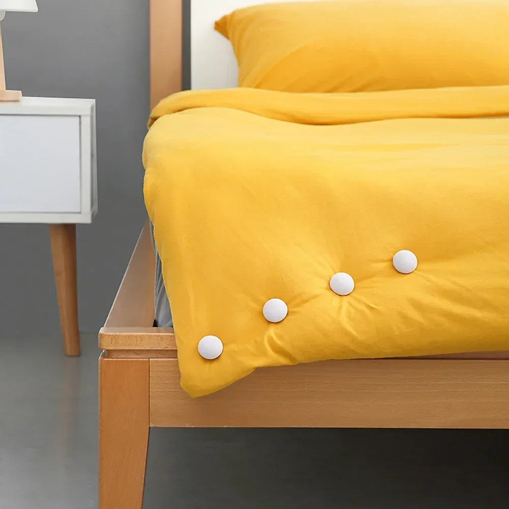 Bed Sheet Clips Anti-Slip Holder Set of 4 | Multi-Use Pegs