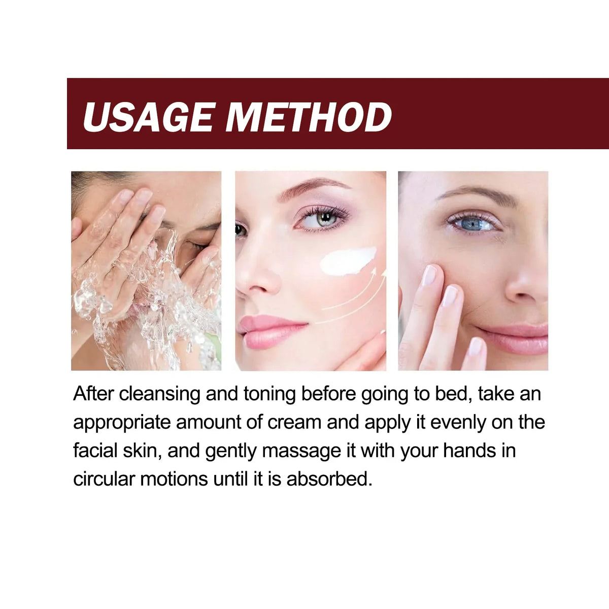 OUHOE Peptide Face Cream – Anti-Aging Firming Moisturizer