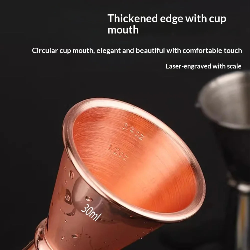 2026 Dual Shot 304 Stainless Steel Measure Cup Cocktail Shaker Drink