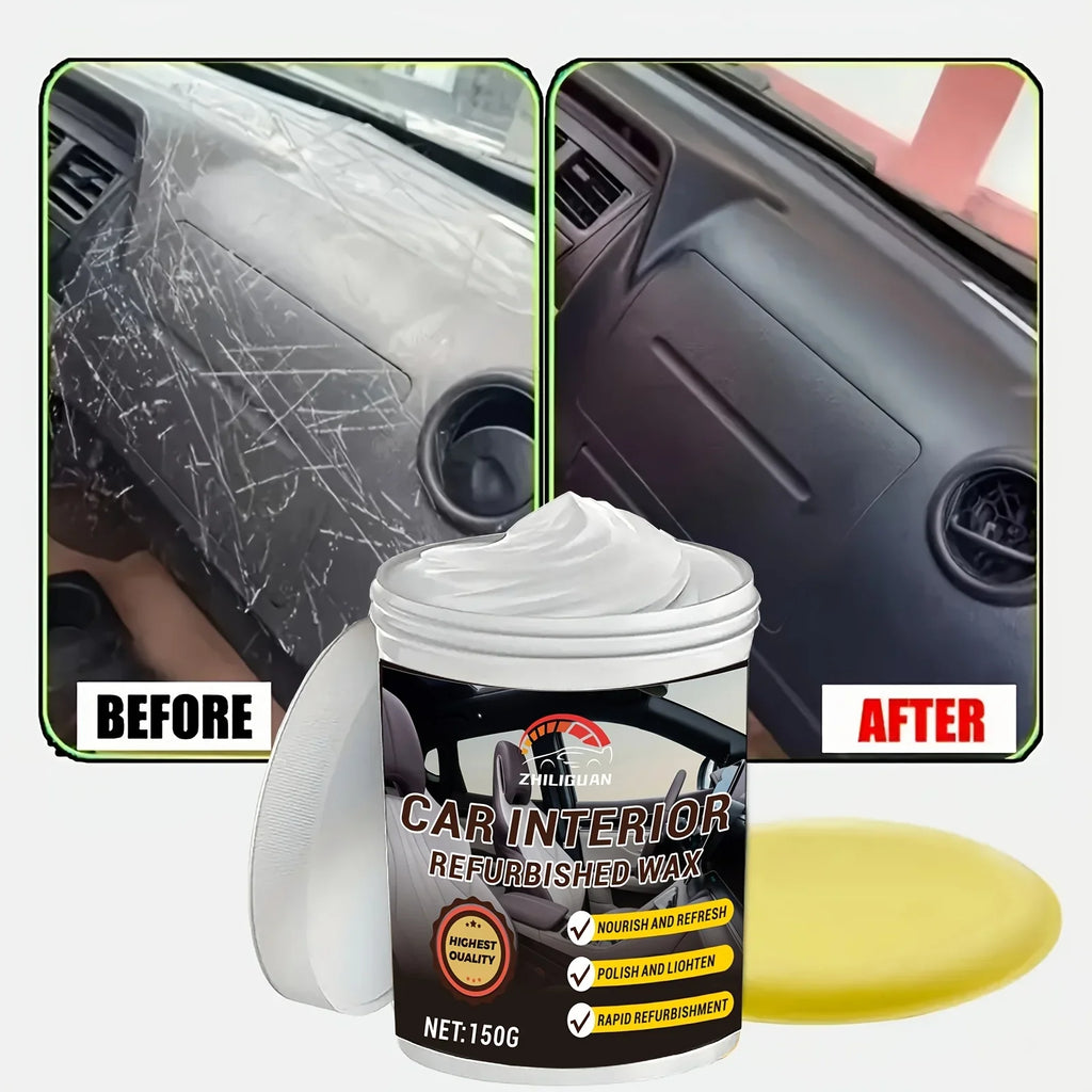 Car Interior Plastic Restorer & Panel Renewal Wax Kit