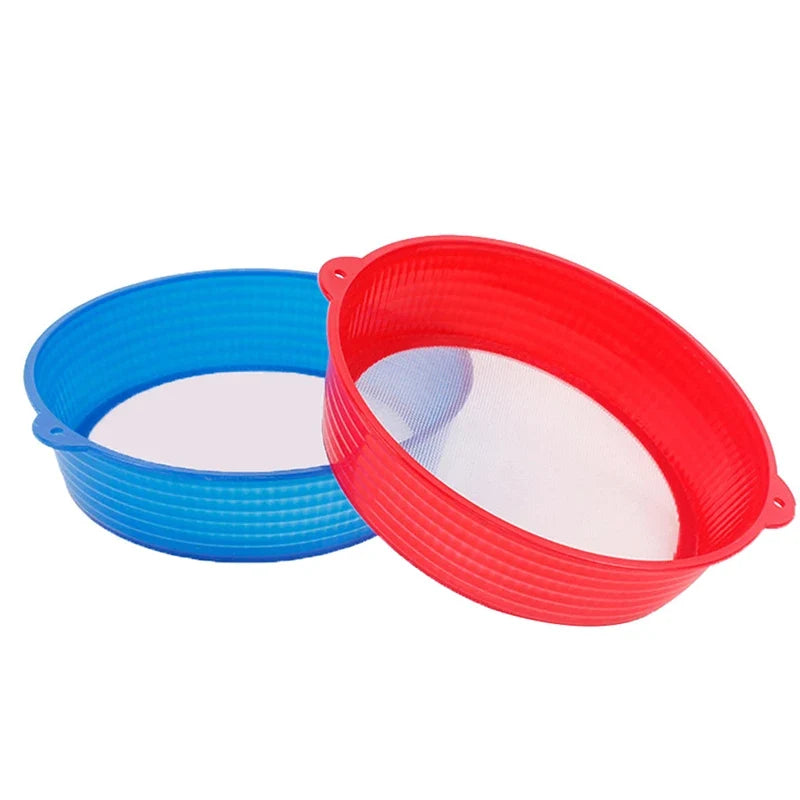 19cm Handheld Plastic Flour Sifter Sieve | Kitchen Strainer