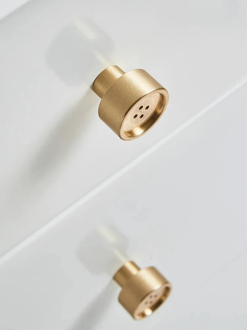 Gold Solid Brass Cabinet Drawer Knobs – European Style Pulls