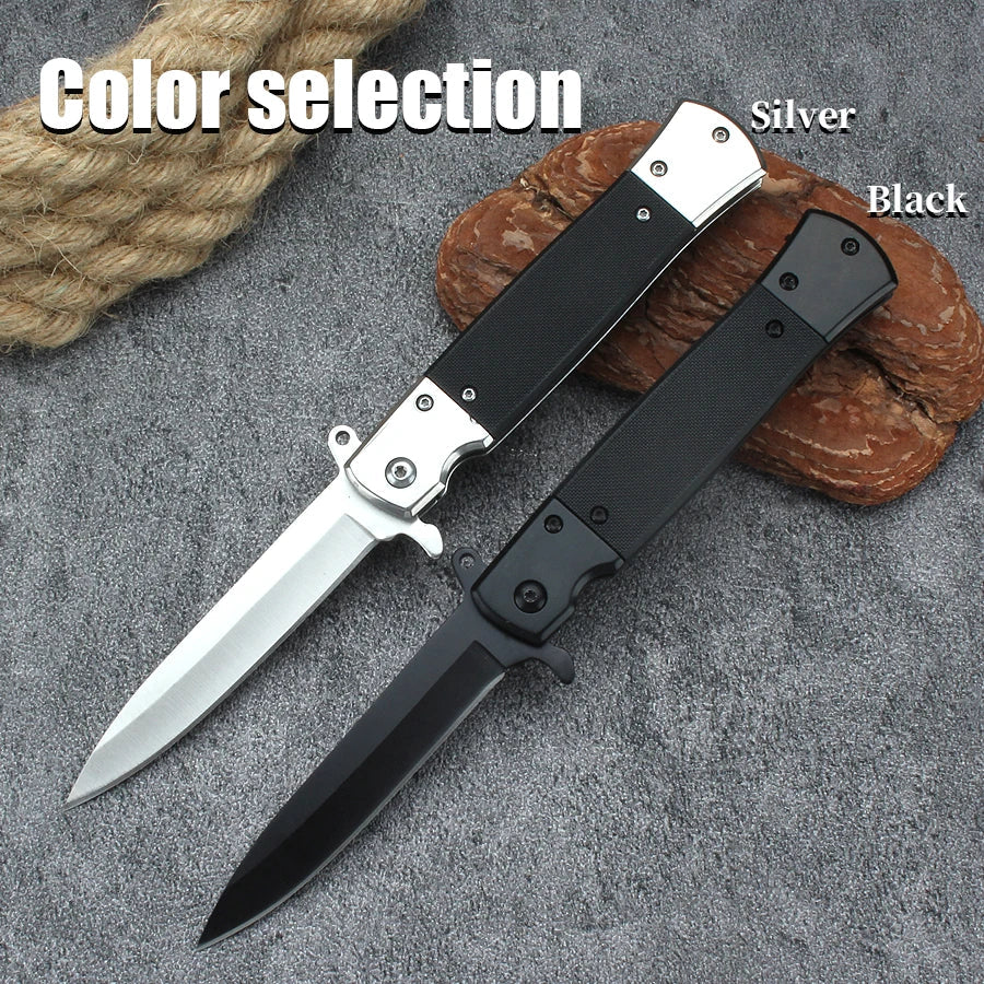 Folding Outdoor Knife | Stainless Steel Multi-Function Field Knife