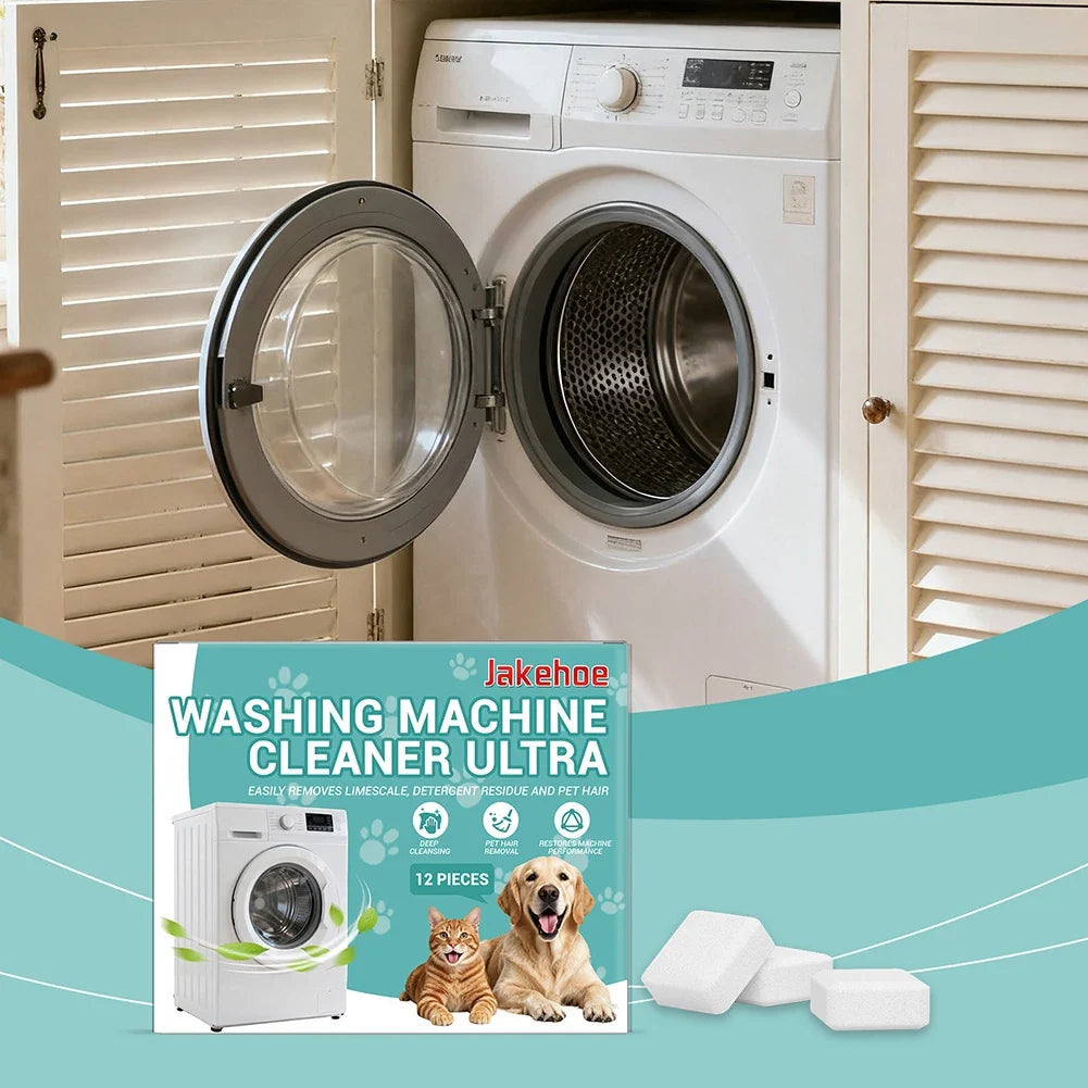 Washing Machine Cleaner Tablets – Deep Clean & Descale 12ct