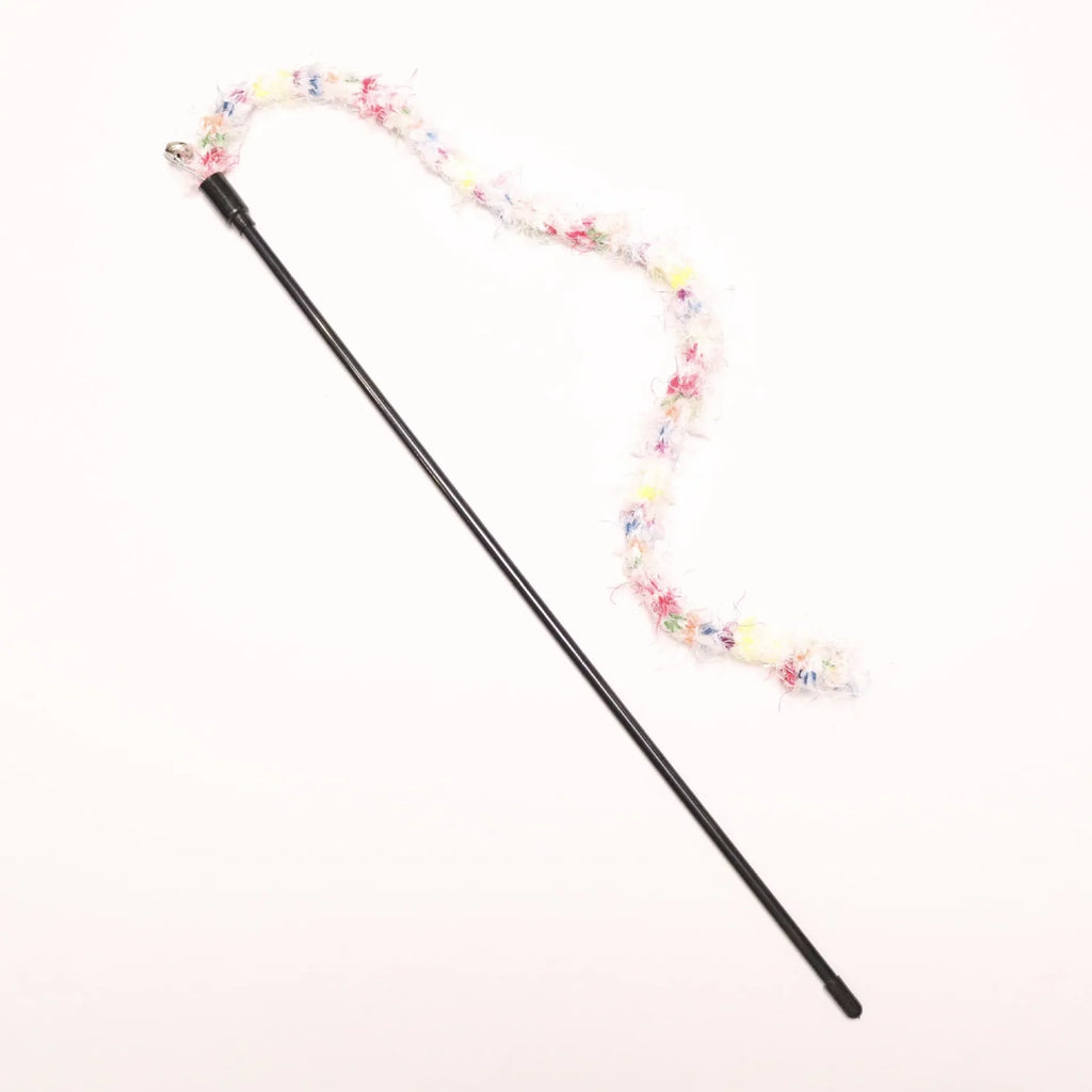 Colorful Plush Rope Cat Teaser Wand Toy | 2/3/4 Pack
