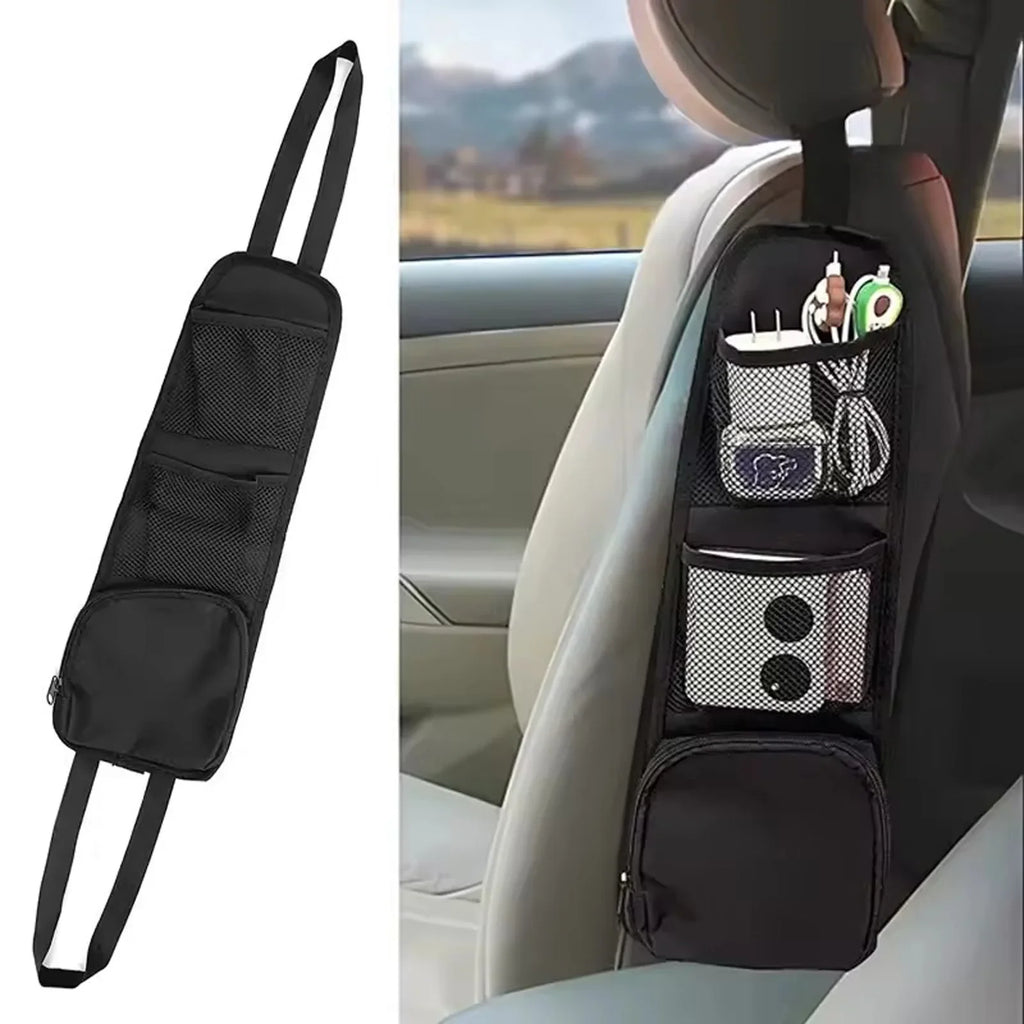 Universal Car Seat Side Organizer | Multi-Pocket Storage
