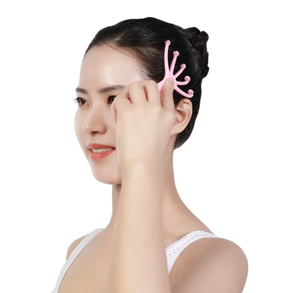 Octopus Head Scalp Massager | Neck & Scalp Relaxation Tool