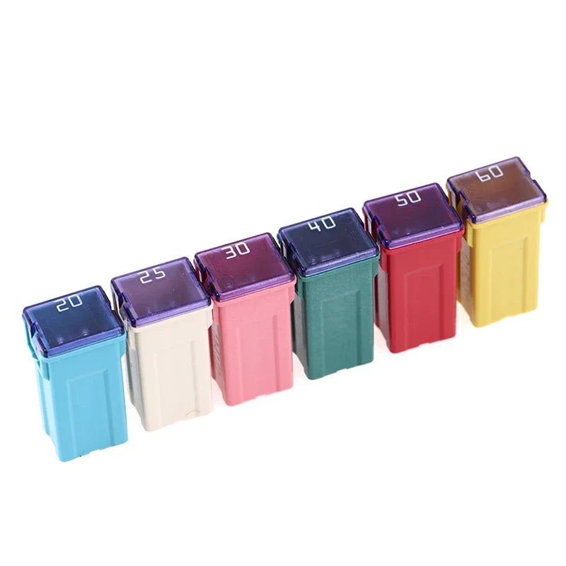 Mini Square Car Fuses 32V 20A–60A with Storage Box | HELTC