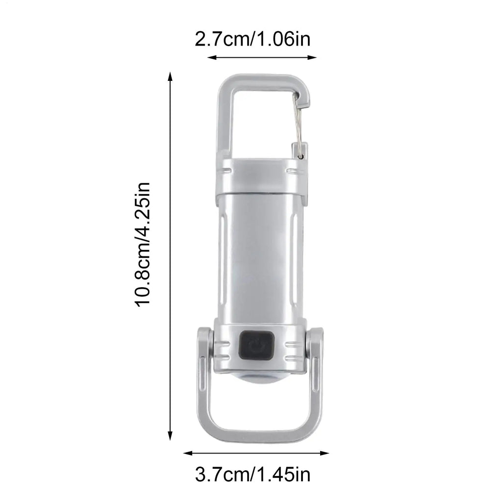 Rechargeable LED Keychain Flashlight | 1600 Lumen Camping Light
