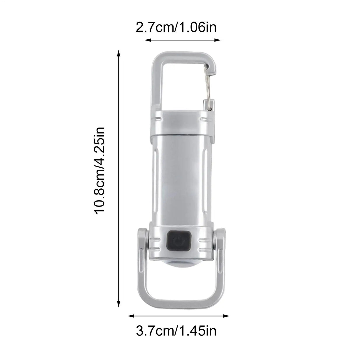 Rechargeable LED Keychain Flashlight | 1600 Lumen Camping Light
