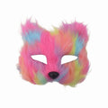 Halloween Animal Cosplay Fox Shape Half Face Eye Mask Sexy Cat