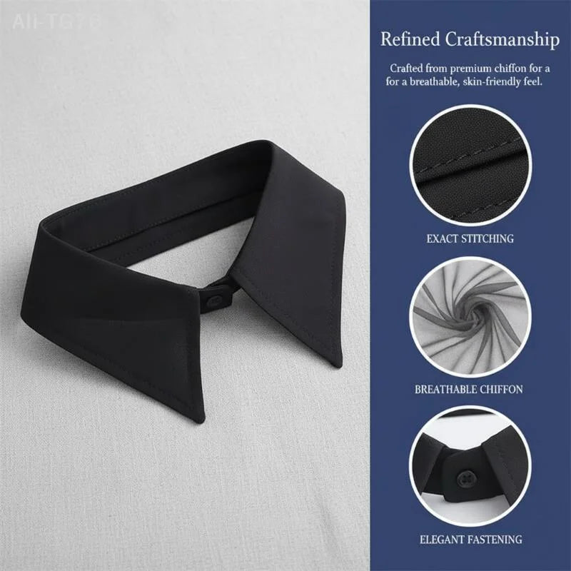 Detachable False Collar for Women – Lapel Shirt Accessory