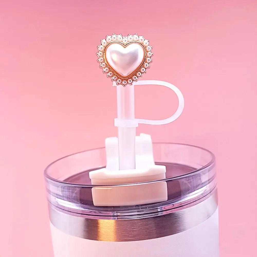 Silicone Straw Cover Cap Dust-proof Bell Flower Topper Stanley