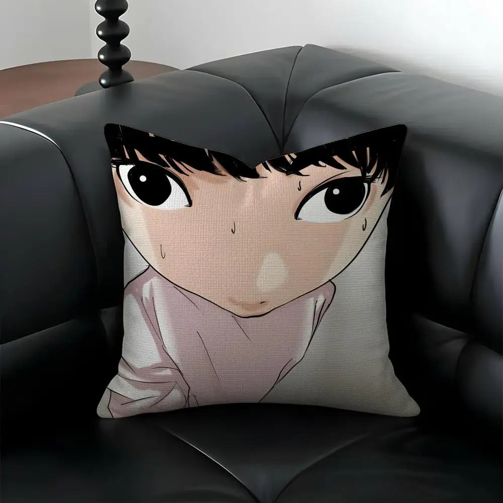 Lookism Webtoon Linen Cushion Cover | Sofa & Bedroom Decor