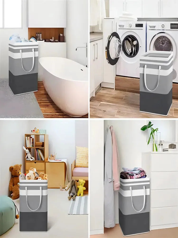 1-piece Laundry Basket Large Foldable Independent Waterproof Clothing