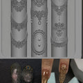 Silicone Lace Nail Mold | Embossed Manicure Stencil DIY