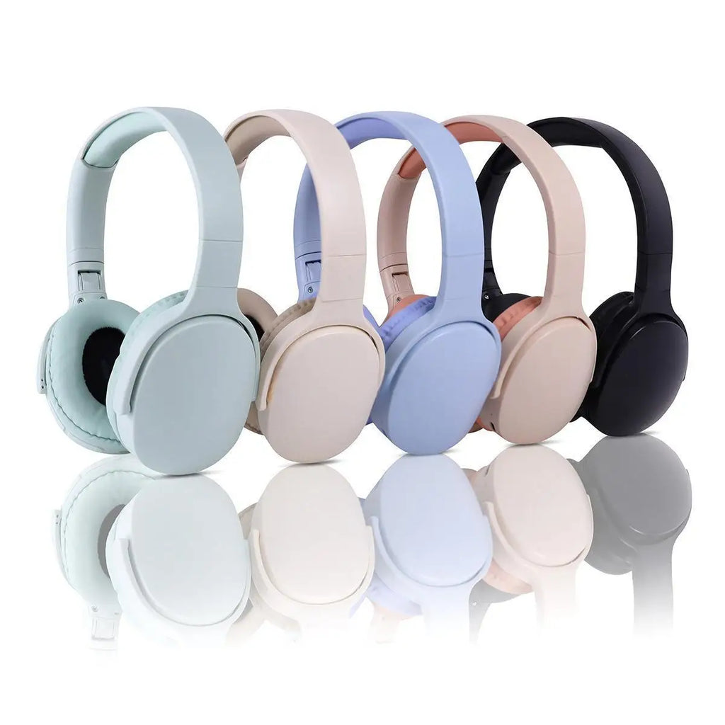 Fashionable Bluetooth Wireless Headphones Over-ear Deep Bass Sports