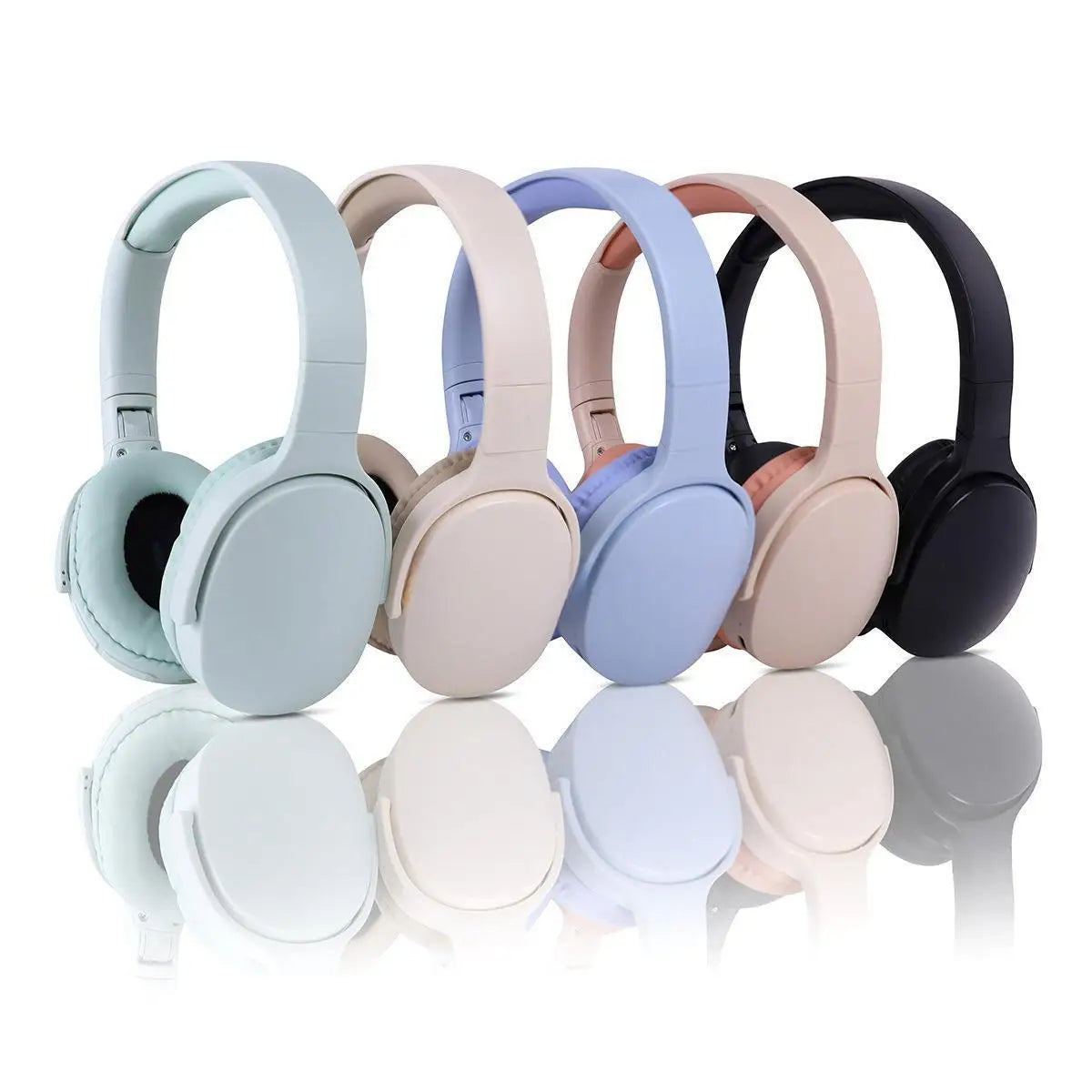 Fashionable Bluetooth Wireless Headphones Over-ear Deep Bass Sports