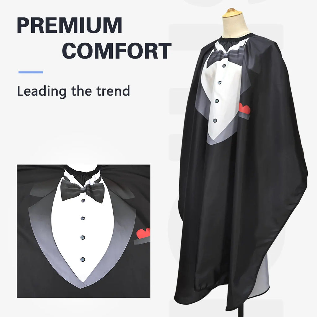 Waterproof Antistatic Salon Barber Cape | Western Pattern Hair Cape