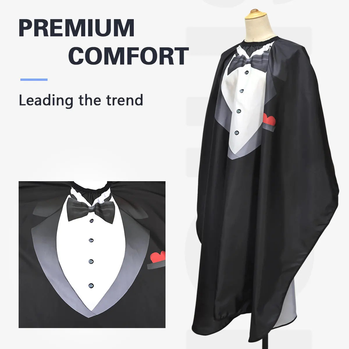 Waterproof Antistatic Salon Barber Cape | Western Pattern Hair Cape