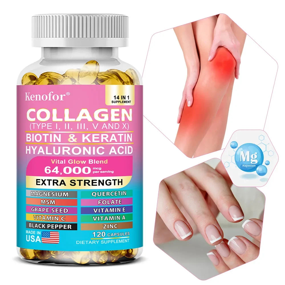 Kenofor Complex Collagen Capsules – Skin, Hair, Nails & Joints