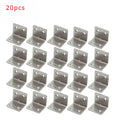 Iron Corner Brackets for Shelves & Furniture – 10/20 Pack