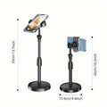 Adjustable Telescopic Phone Stand for Live Streaming & Video