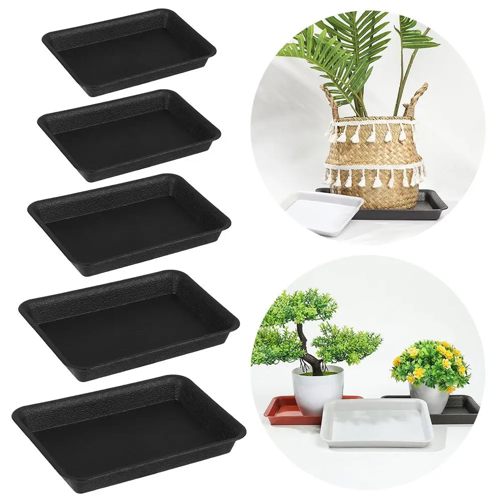 Saucers Indoor Outdoor Flower Pot Plant Saucer Drip Trays Plastic