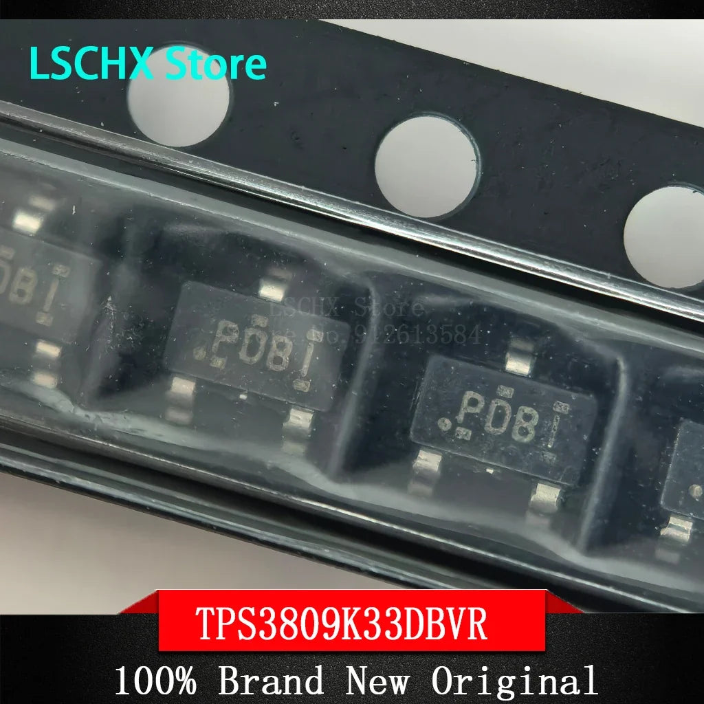 10pcs TPS38xx Voltage Supervisor ICs – 3.3V Reset Monitor