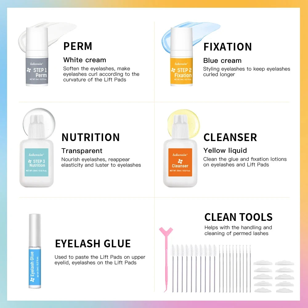 Lakerain Eyelash Lifting Kit – Lash Perm & Curl Set