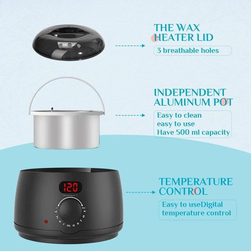 Big Depilator Wax Heater Hand Care Beauty Melting Machine Hair