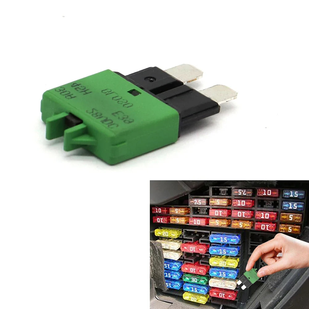 1 Circuit Breaker Blade Fuse 12V 24V Resettable 5-30A Marine RVs